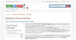 Desktop Screenshot of distributori-di-benzina.tuttosuitalia.com
