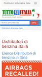 Mobile Screenshot of distributori-di-benzina.tuttosuitalia.com