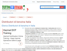 Tablet Screenshot of distributori-di-benzina.tuttosuitalia.com