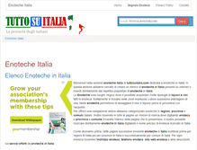 Tablet Screenshot of enoteche.tuttosuitalia.com