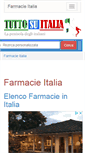 Mobile Screenshot of farmacie.tuttosuitalia.com