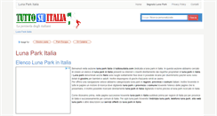 Desktop Screenshot of luna-park.tuttosuitalia.com