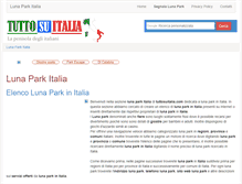 Tablet Screenshot of luna-park.tuttosuitalia.com